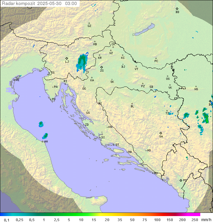 Padavine Hrvaška