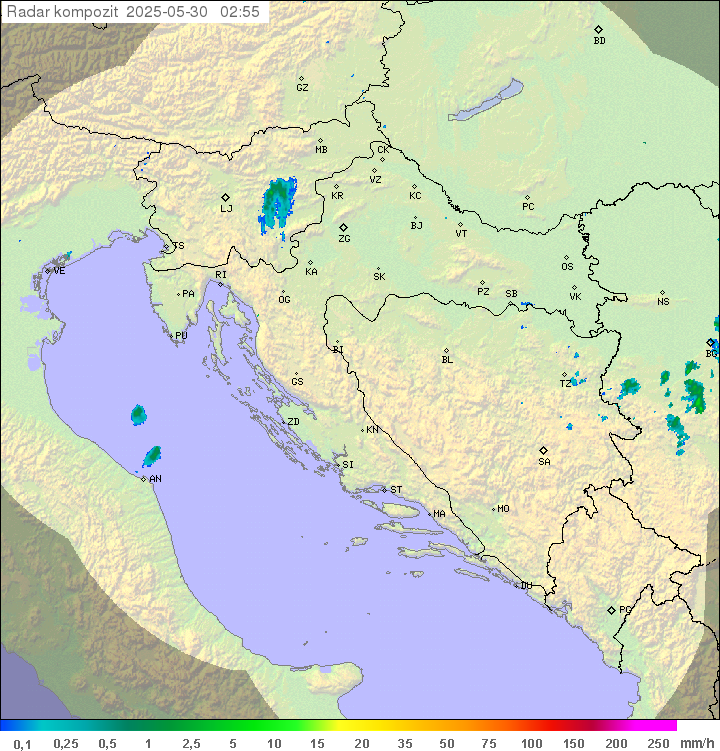 Padavine Hrvaška