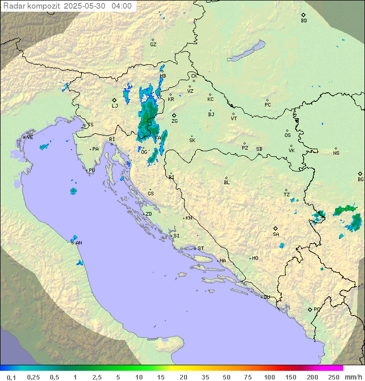 Padavine Hrvaška