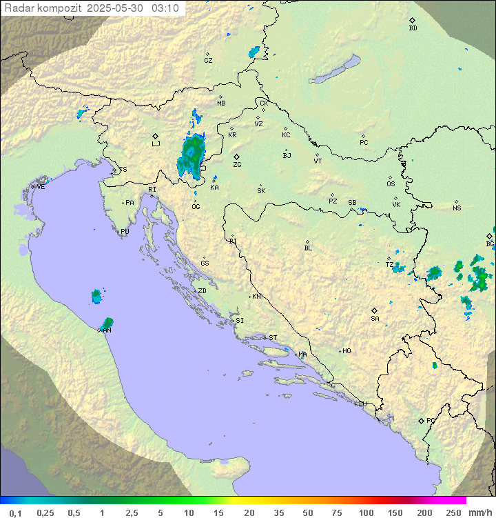 Padavine Hrvaška
