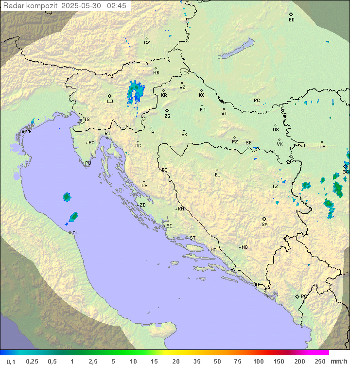 Padavine Hrvaška