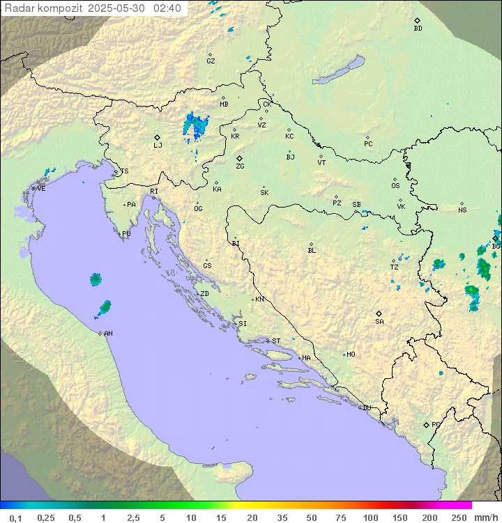 Padavine Hrvaška