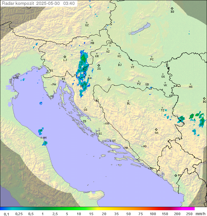 Padavine Hrvaška