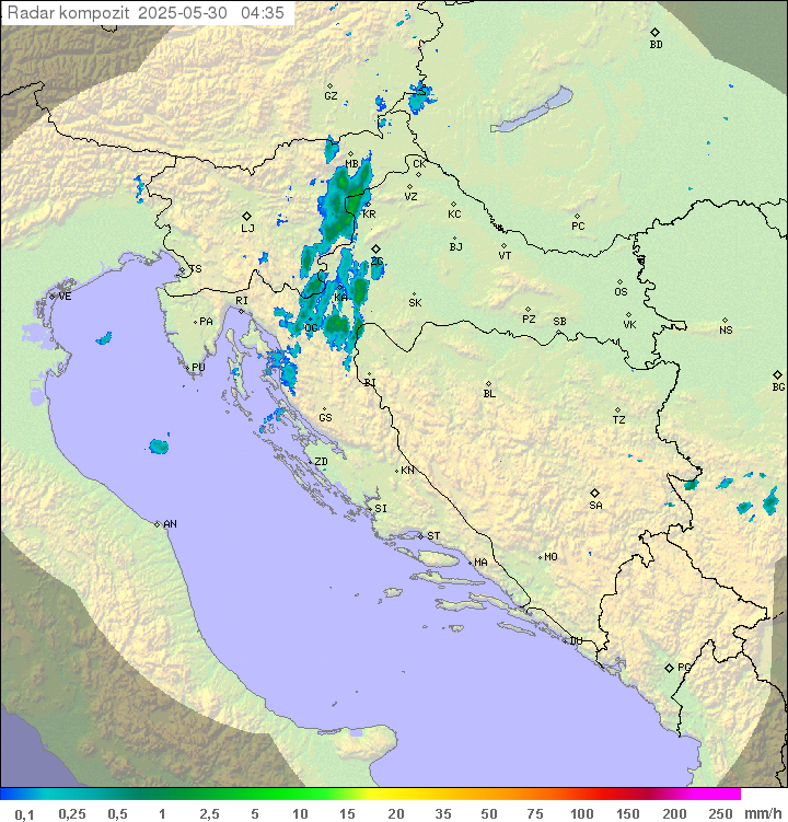 Padavine Hrvaška