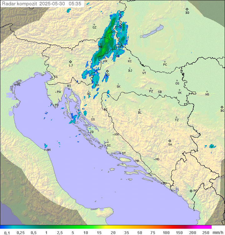 Padavine Hrvaška