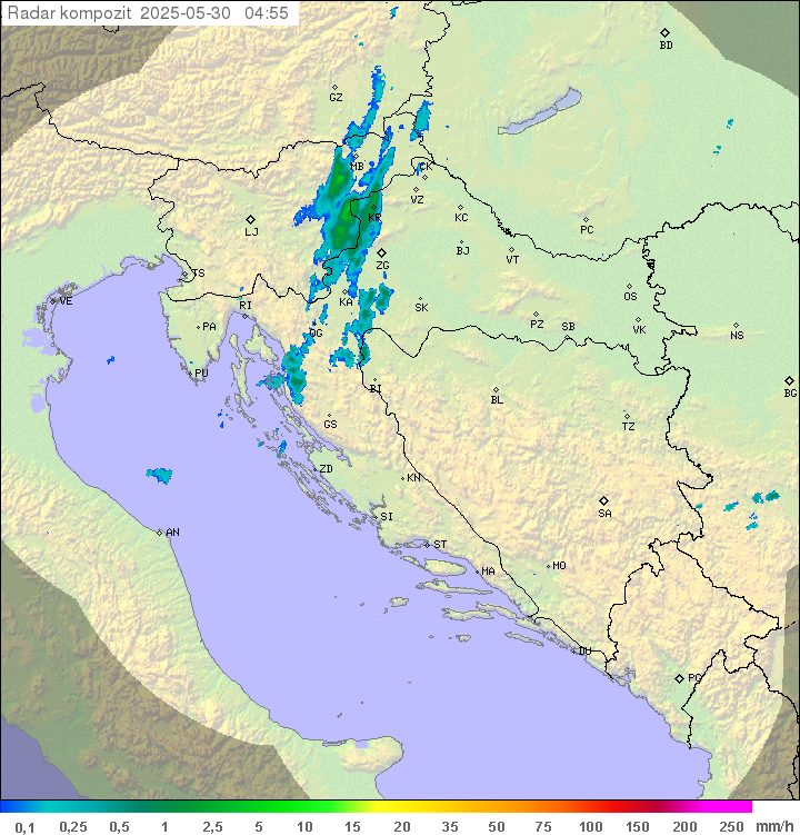 Padavine Hrvaška