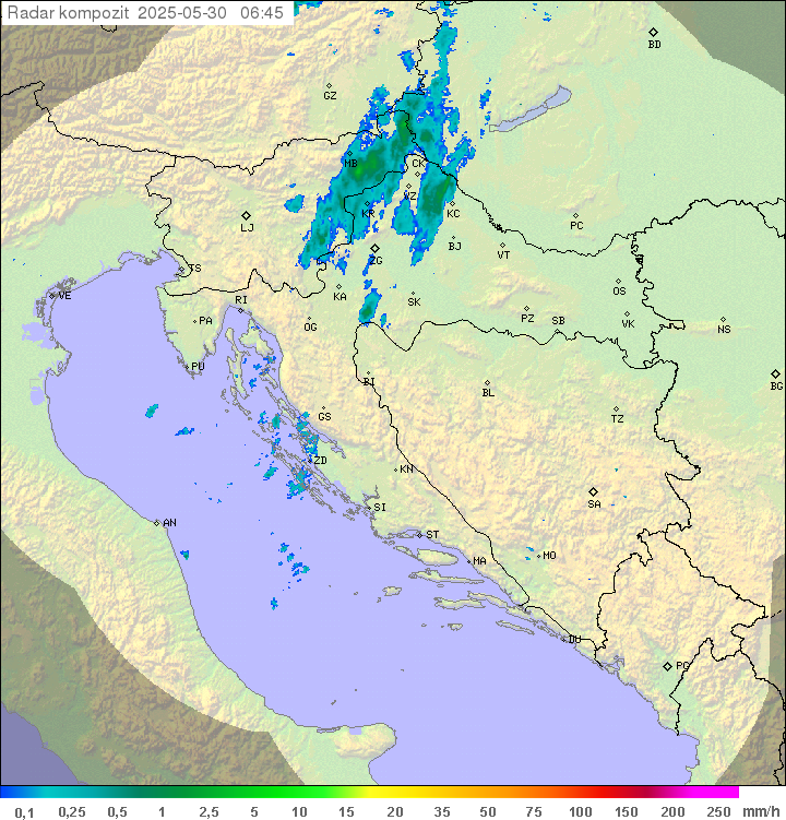 Padavine Hrvaška