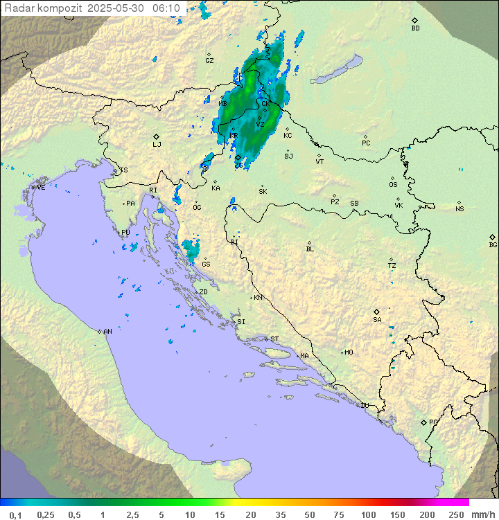Padavine Hrvaška