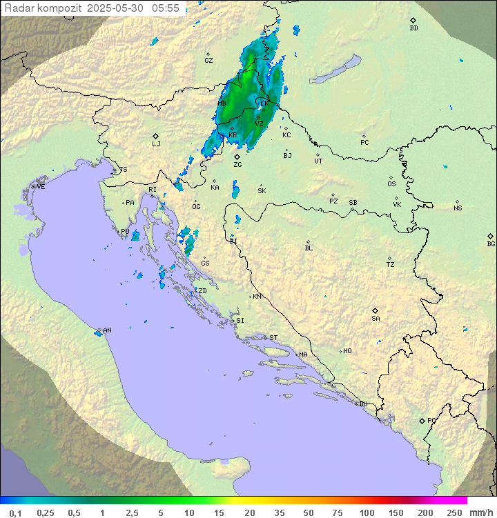 Padavine Hrvaška