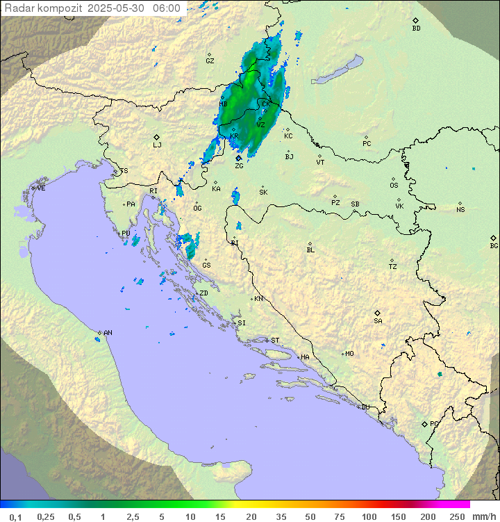 Padavine Hrvaška