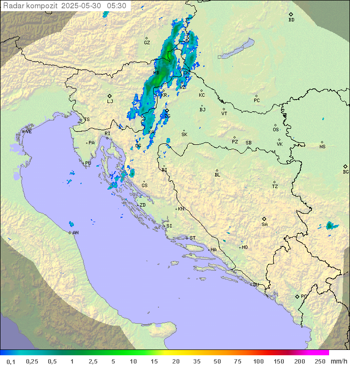 Padavine Hrvaška