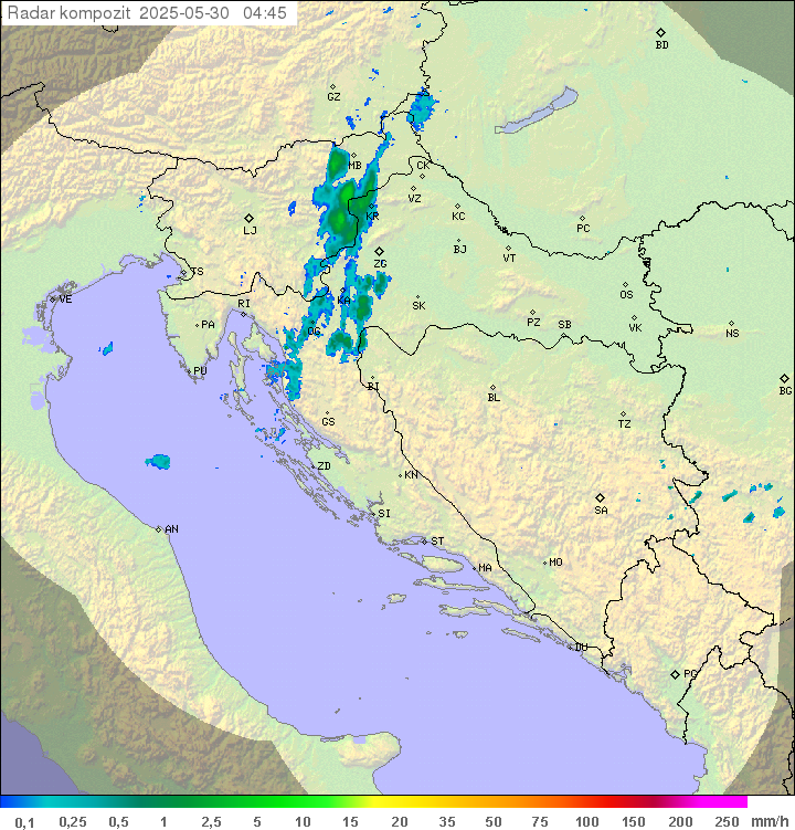 Padavine Hrvaška