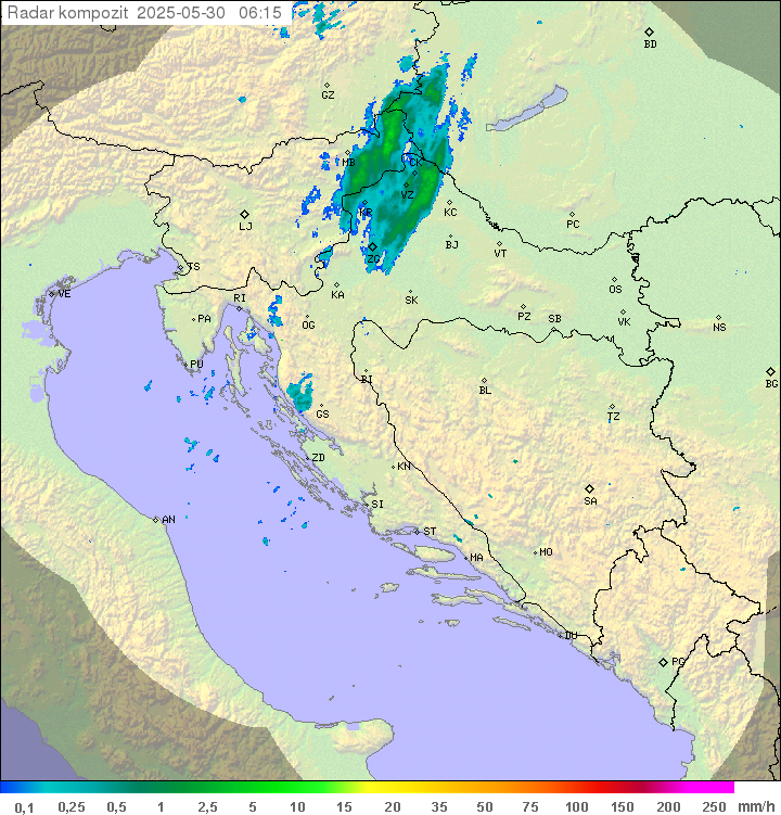 Padavine Hrvaška
