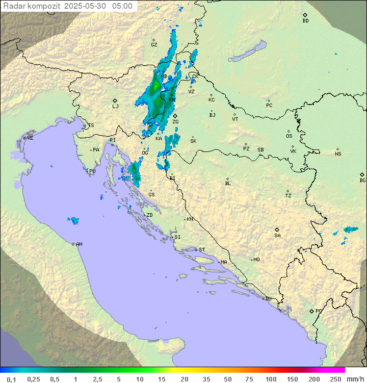 Padavine Hrvaška