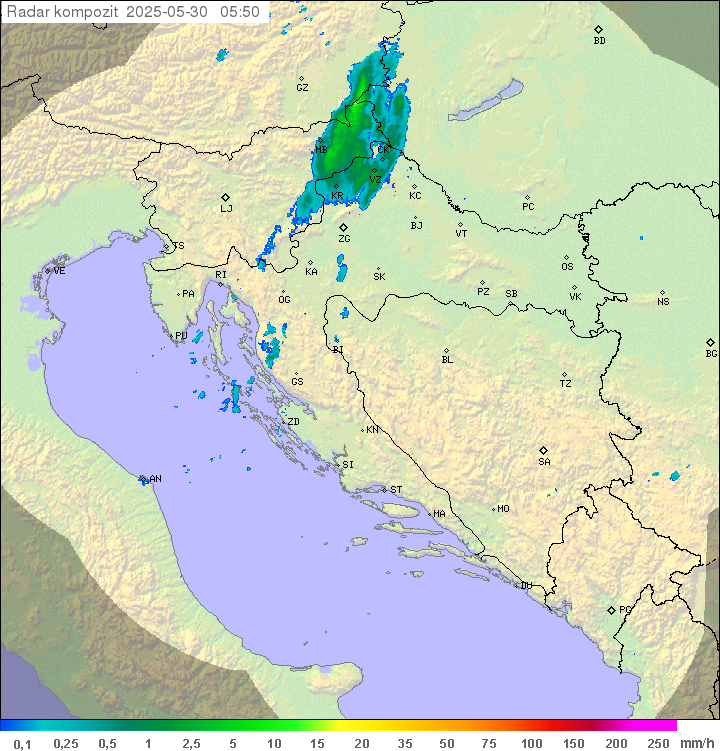 Padavine Hrvaška