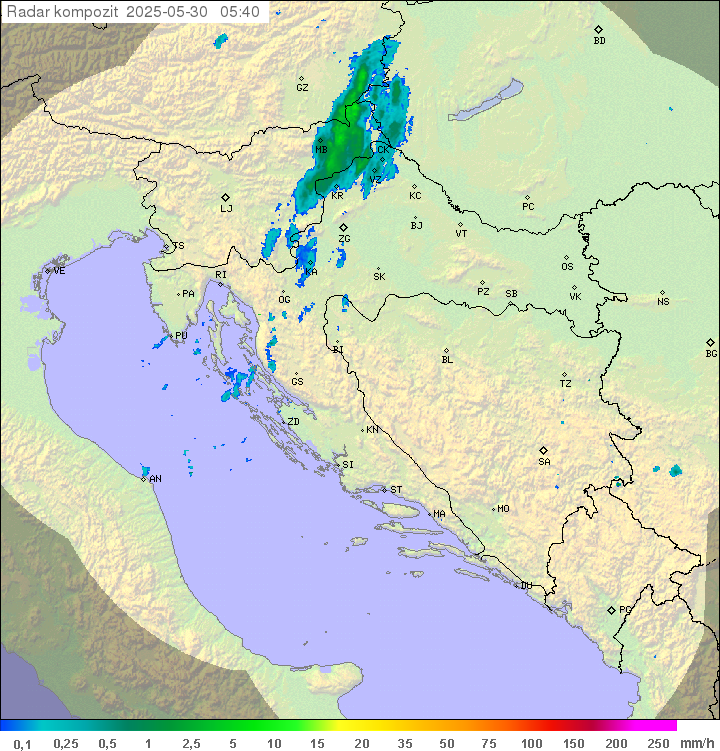 Padavine Hrvaška