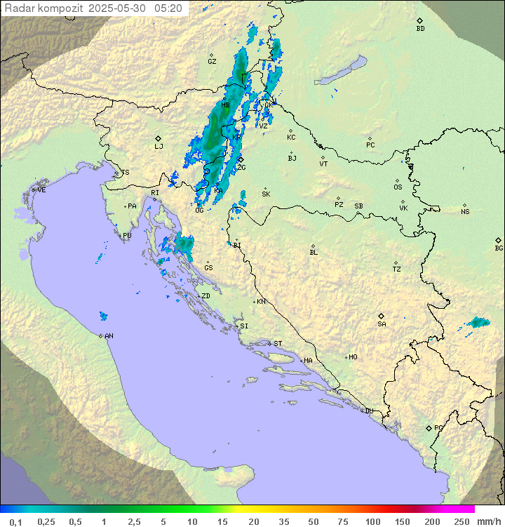 Padavine Hrvaška