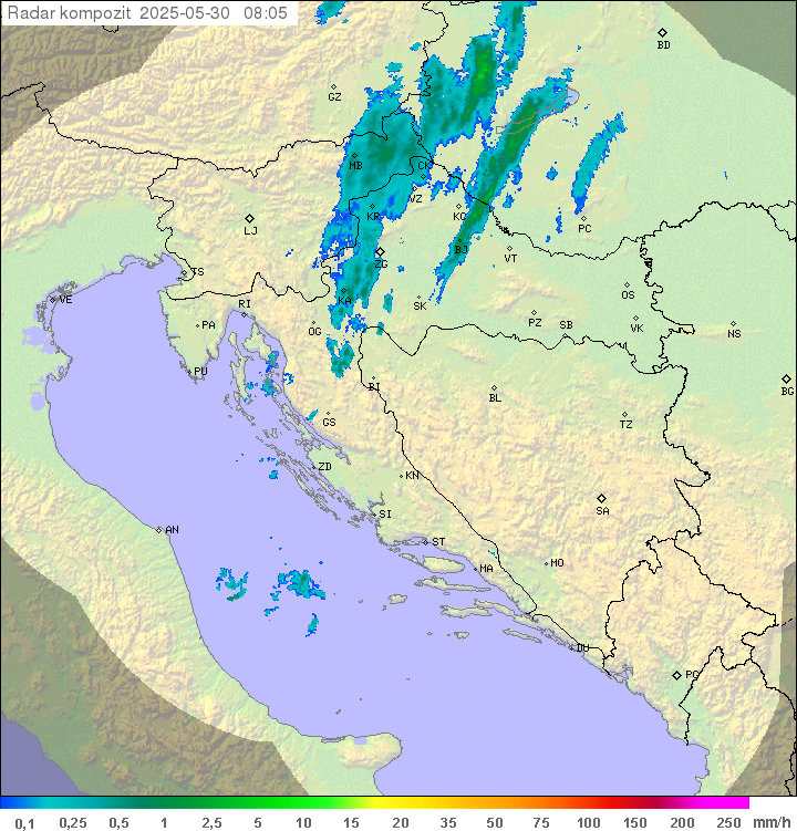 Padavine Hrvaška