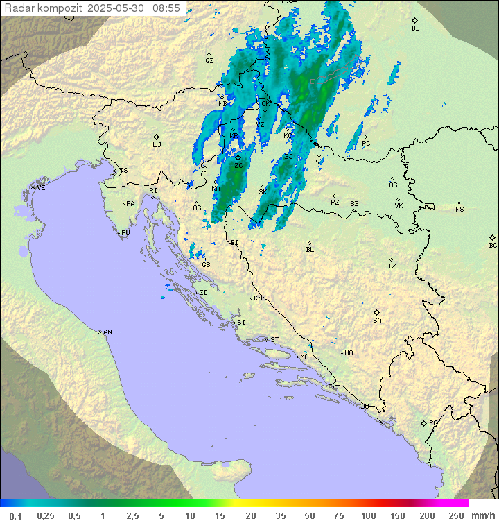 Padavine Hrvaška