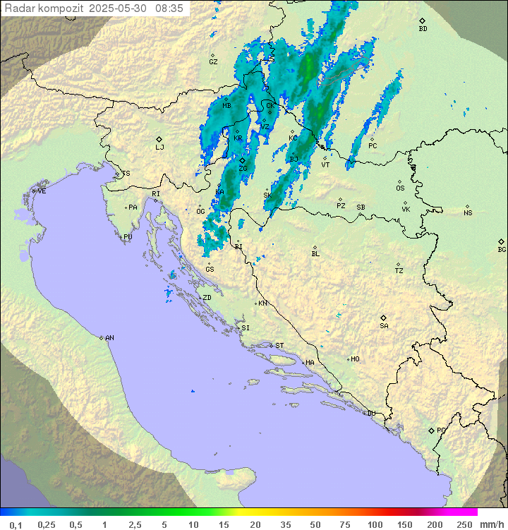 Padavine Hrvaška