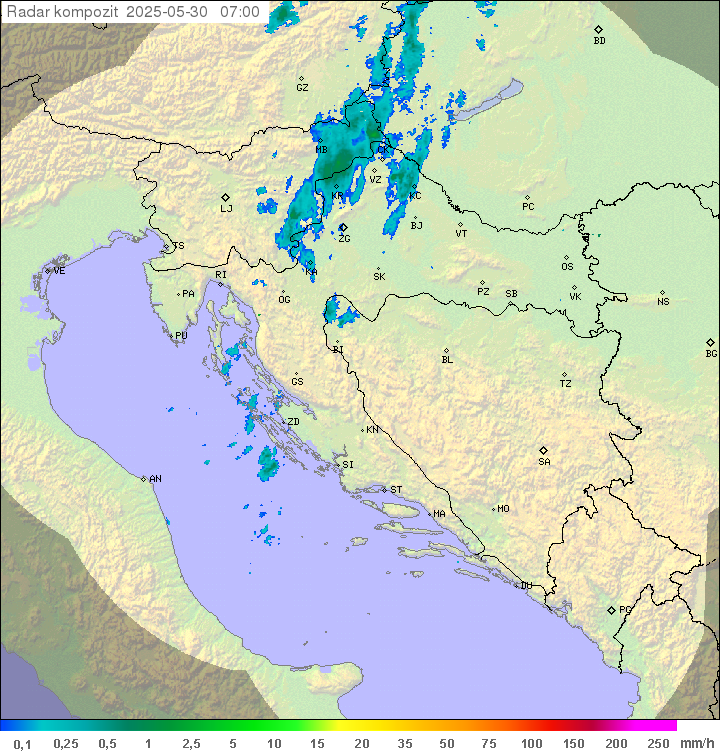Padavine Hrvaška