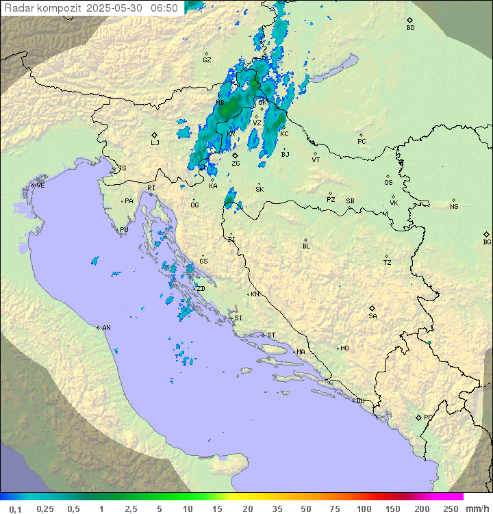 Padavine Hrvaška
