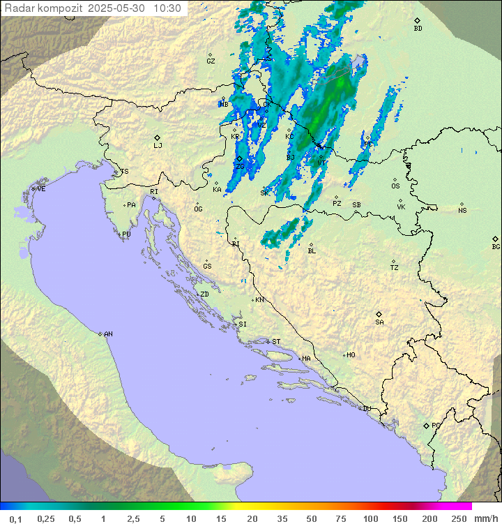 Padavine Hrvaška