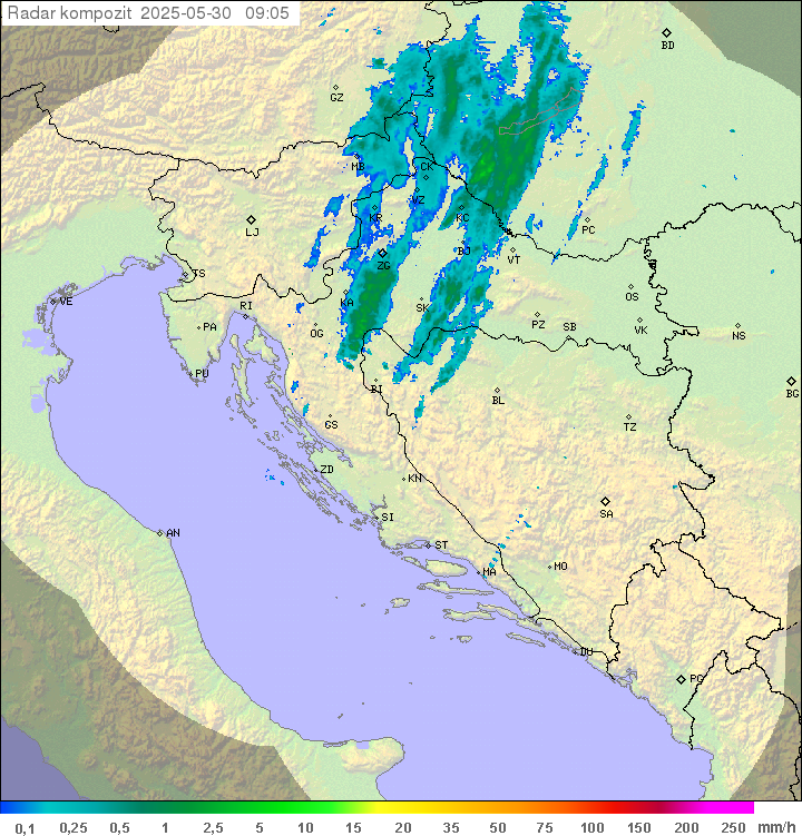 Padavine Hrvaška