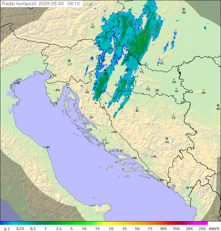 Padavine Hrvaška
