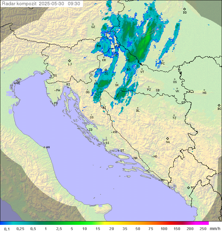 Padavine Hrvaška