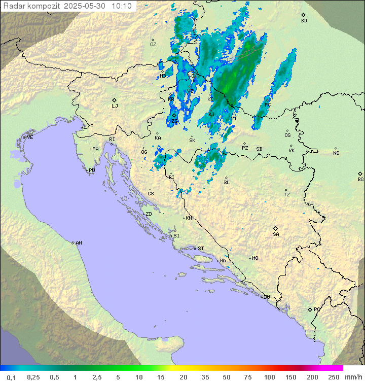 Padavine Hrvaška