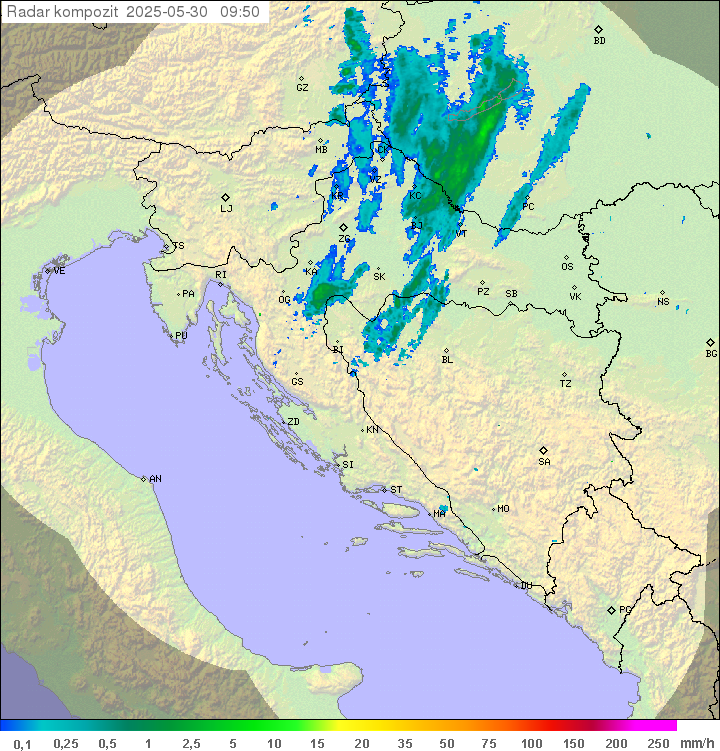 Padavine Hrvaška
