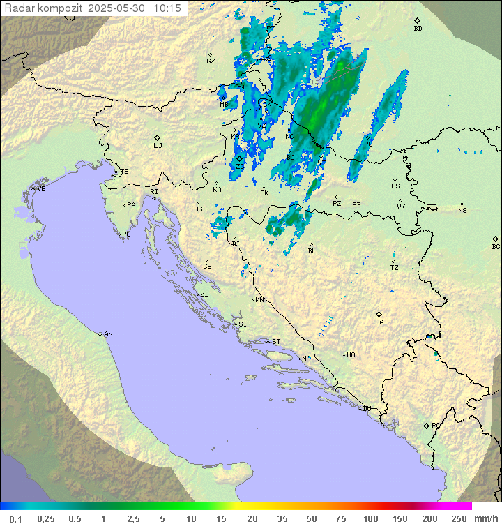 Padavine Hrvaška