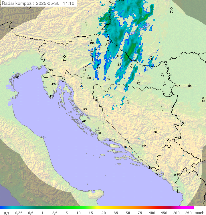Padavine Hrvaška