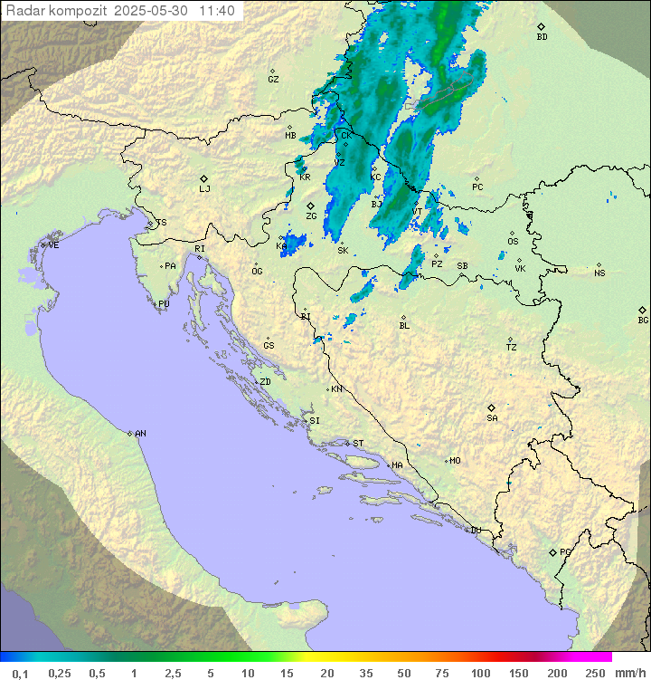 Padavine Hrvaška