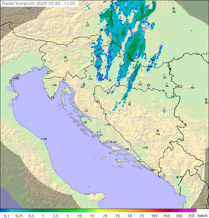 Padavine Hrvaška