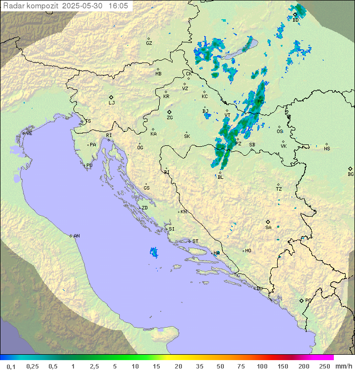 Padavine Hrvaška