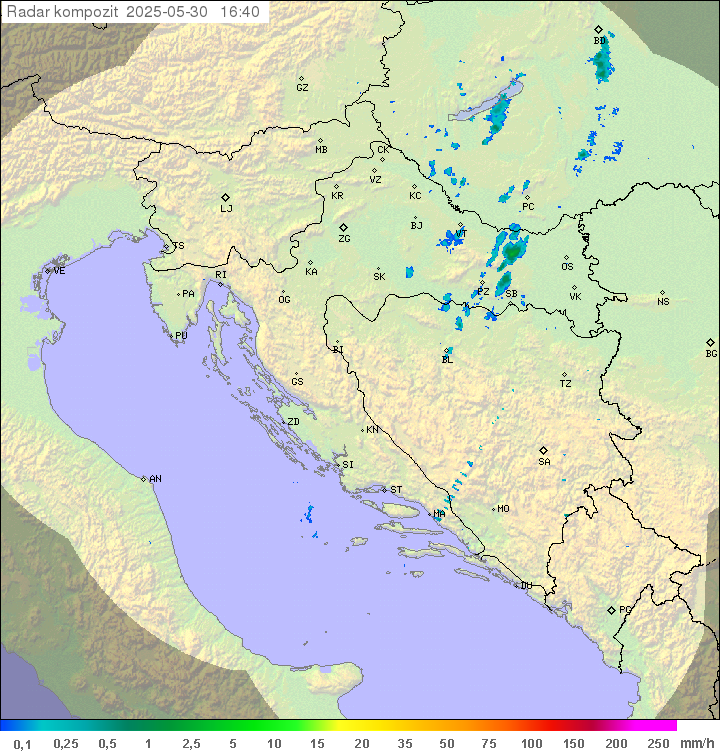 Padavine Hrvaška