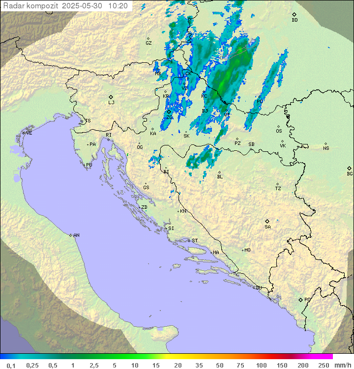 Padavine Hrvaška