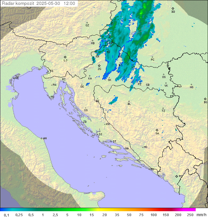 Padavine Hrvaška