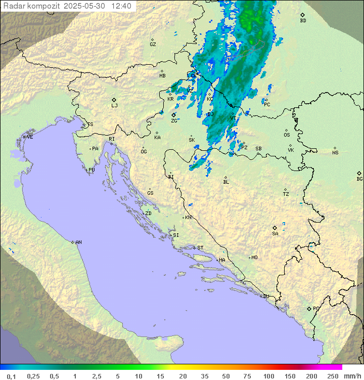 Padavine Hrvaška