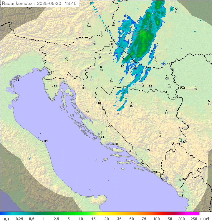 Padavine Hrvaška