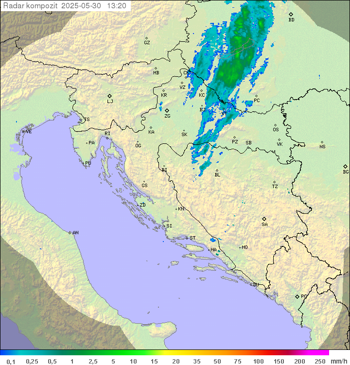 Padavine Hrvaška