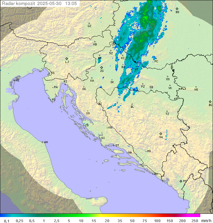 Padavine Hrvaška