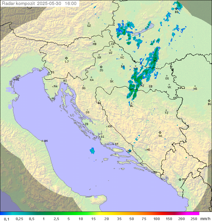 Padavine Hrvaška
