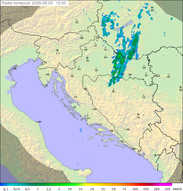 Padavine Hrvaška