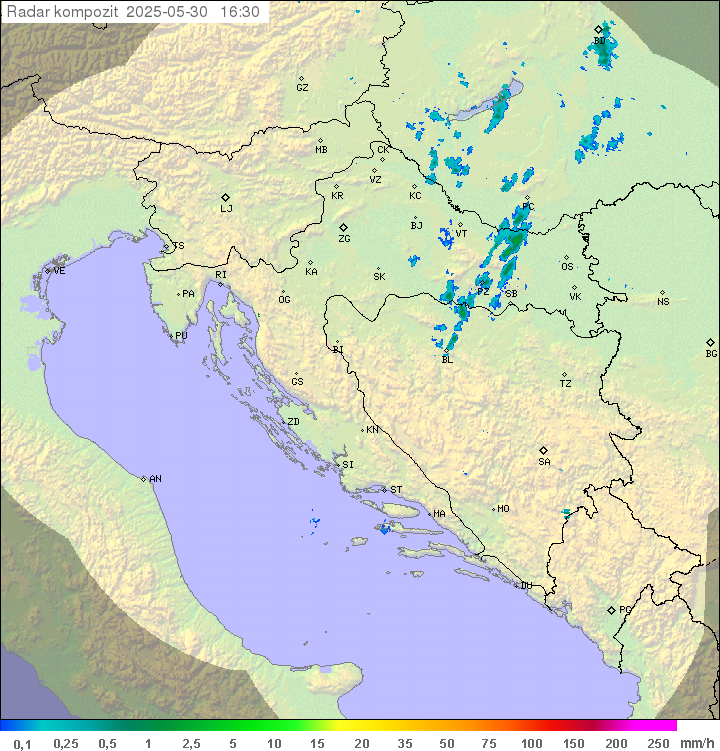 Padavine Hrvaška
