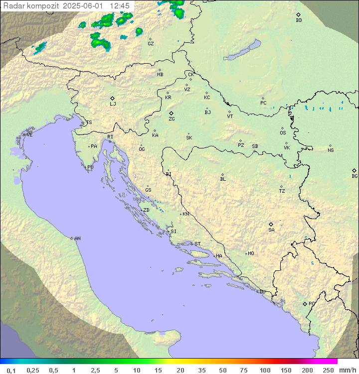 Padavine Hrvaška