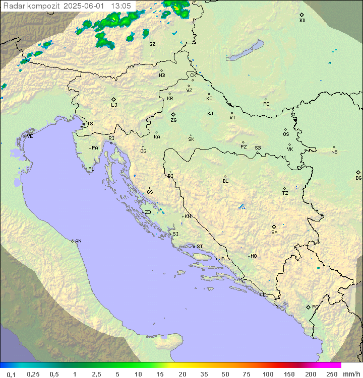 Padavine Hrvaška