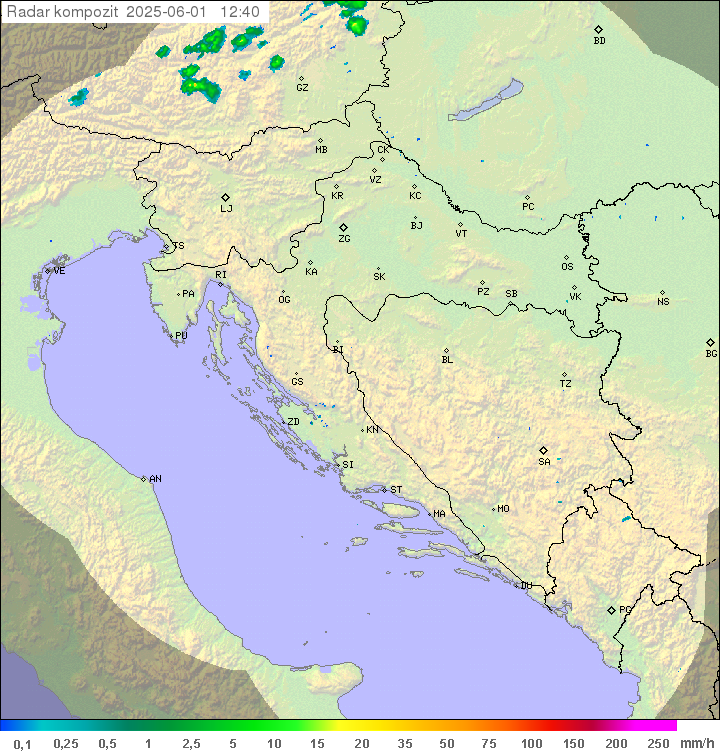Padavine Hrvaška